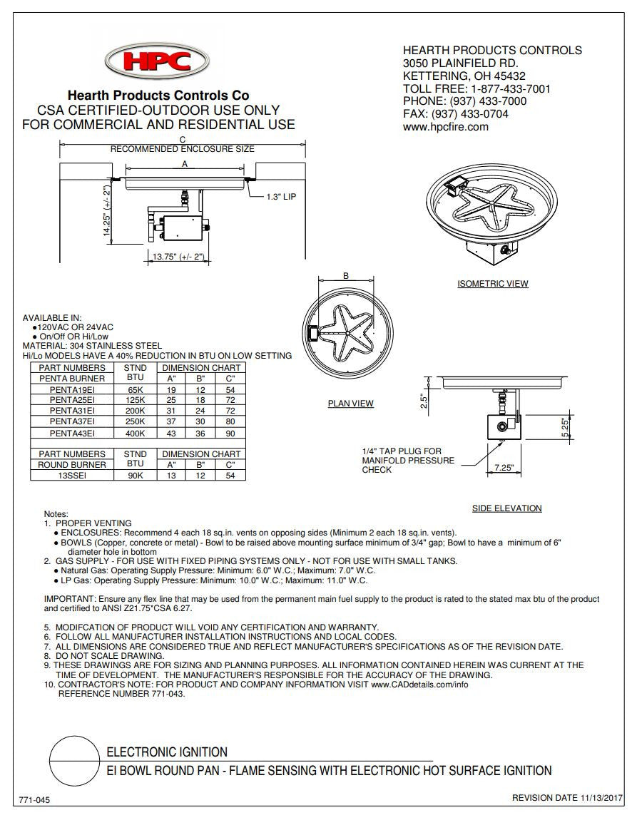 Spec Sheet
