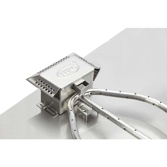 Hearth Products Controls -  36" Square Flat Pan Insert With Penta Burner - Push Button Ignition