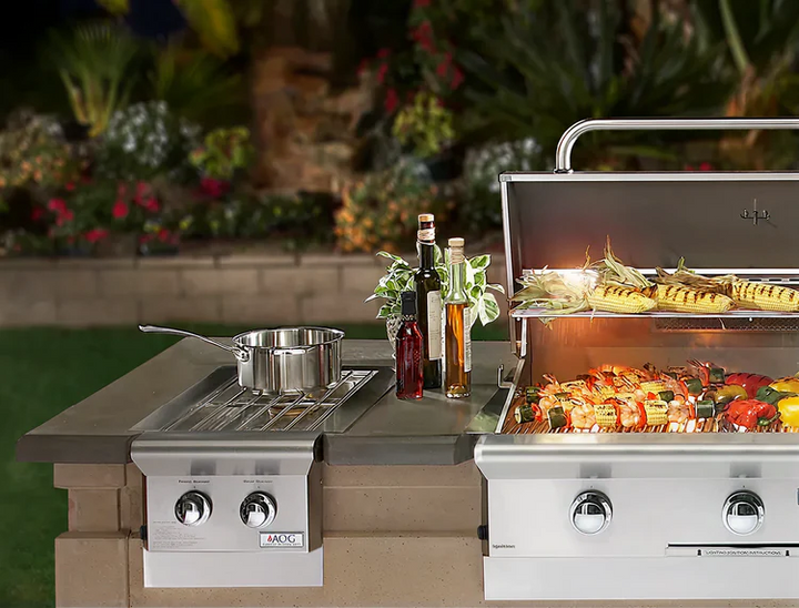 AOG L-Series Built-In Double Side Burner with Lights LP/NG