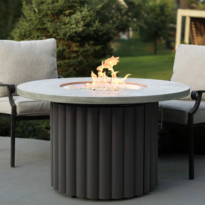 Reverie 48" Round Gas Fire Pit Table