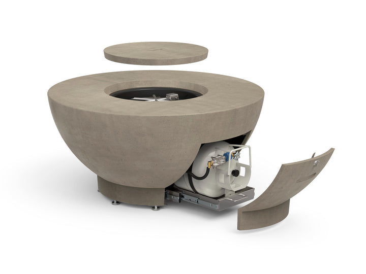 American Fyre Designs 48" Chat Fire Bowl-Natural Gas and Liquid Propane
