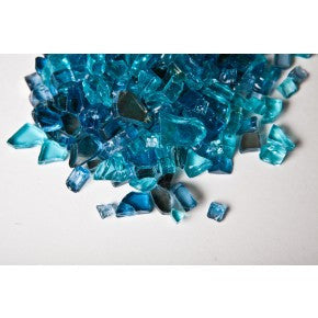 American Fire Glass - 1/4" Classic Fire Glass - Multiple Color Options - 10 lbs