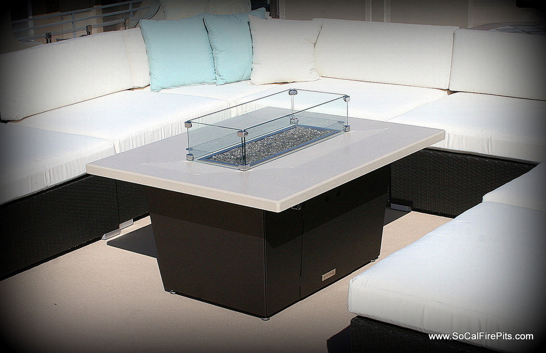 3/16" Clamped Tempered Glass Windscreen