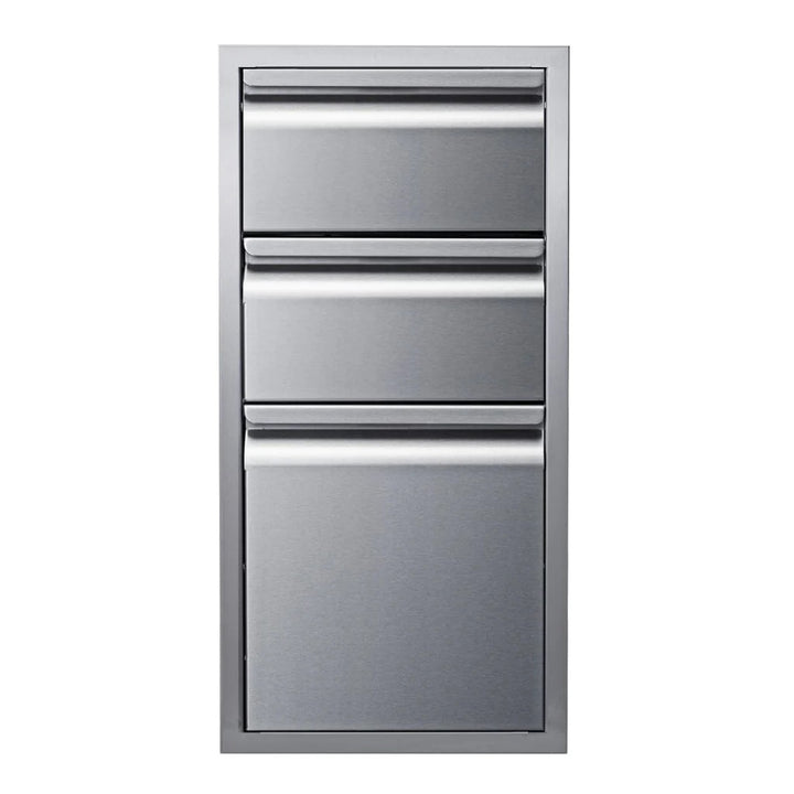 Memphis Grills 15-Inch Triple Access Drawer With Soft Close