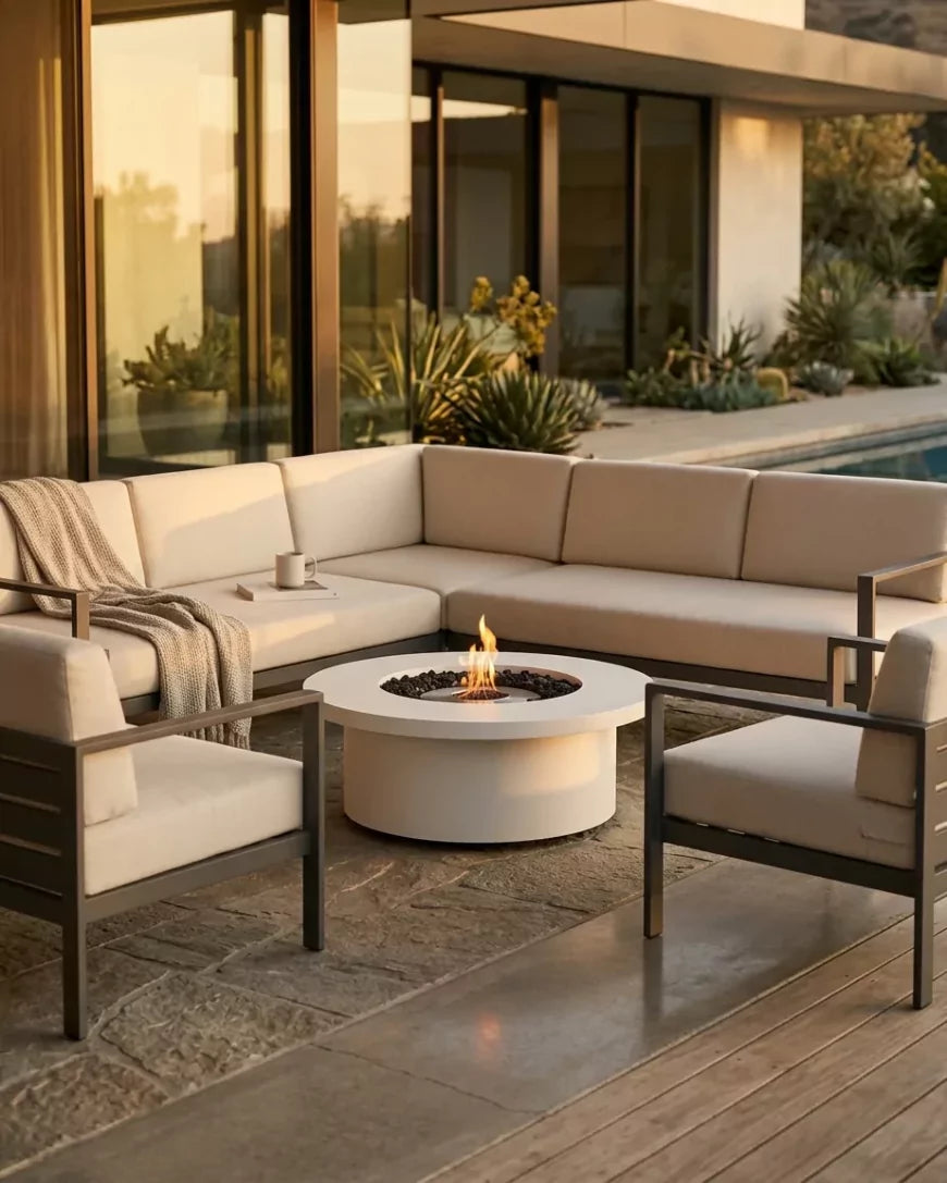 EcoSmart Fire Mimosa 40 Fire Pit Table - Ethanol Fuel