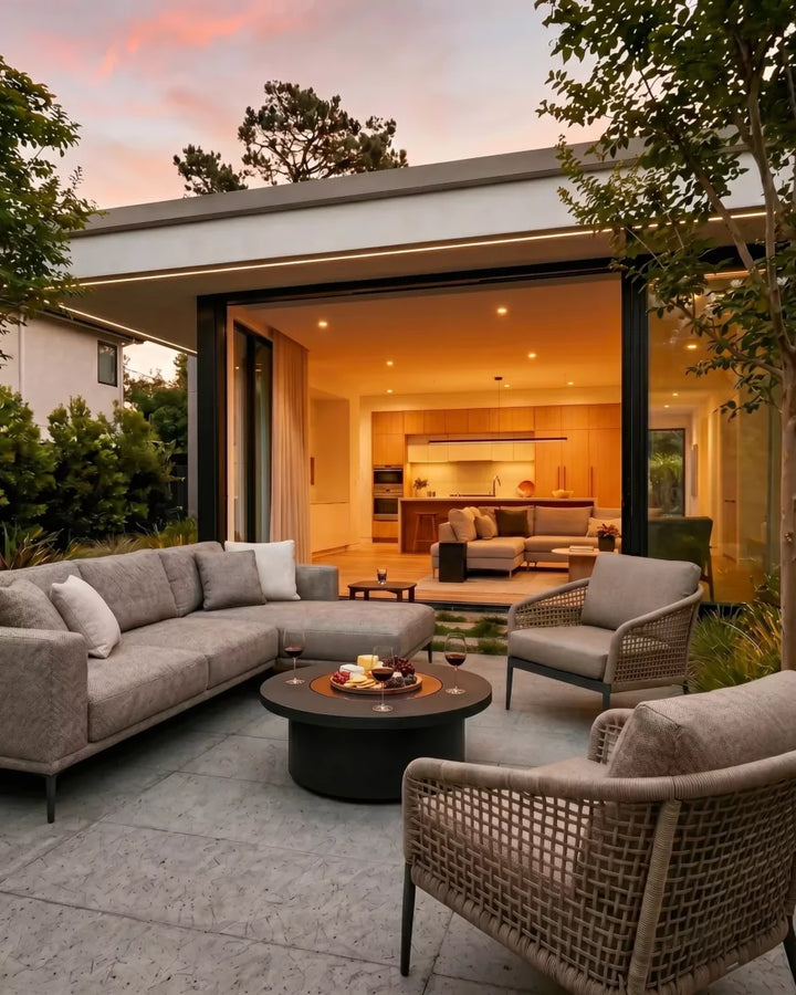EcoSmart Fire Mimosa 40 Fire Pit Table - Outdoor Propane/Natural Gas Model