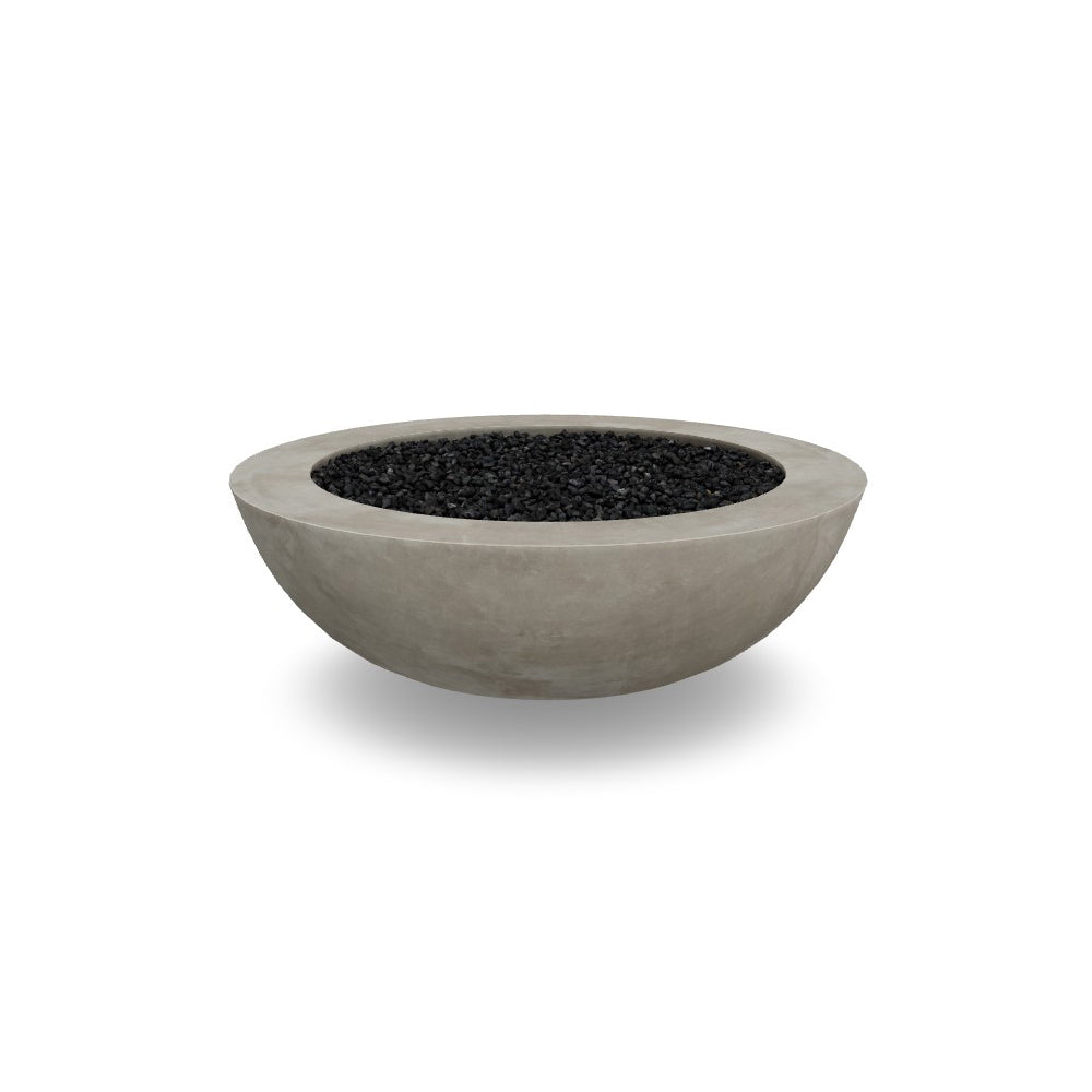 Moderno 8 Fire Bowl – 39" GFRC Fire Bowl (Pewter & Natural Finishes)