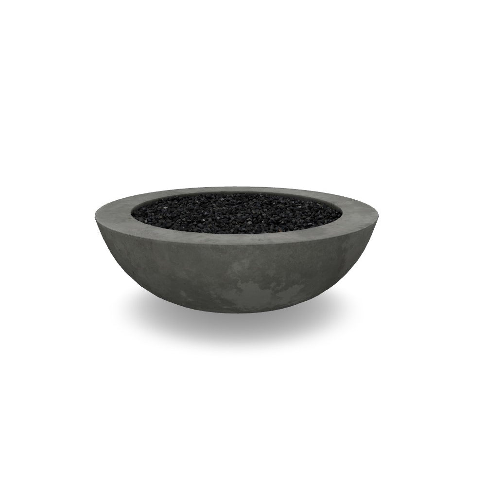 Moderno 4 Fire Bowl – 48" GFRC Fire Bowl (Pewter & Natural Finishes)