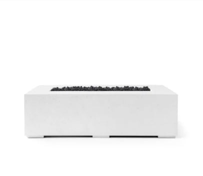 SONOMA 56 Rectangular Outdoor Fire Pit, 56x30x16 Concrete Gas Fire Feature
