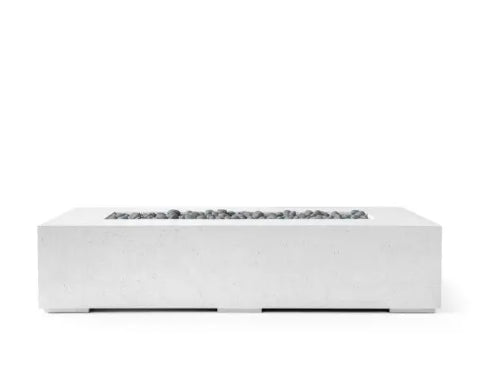 SONOMA 72 Rectangular Outdoor Fire Feature, 72x33x16 Concrete Gas Fire Pit