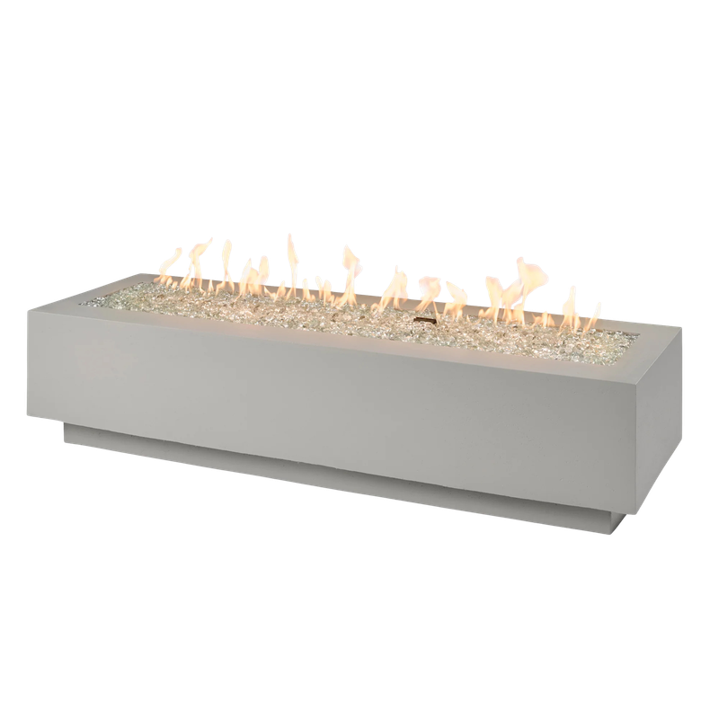 Cove 72" Linear Gas Fire Pit Table with Crystal Fire® Burner