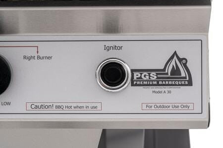 PGS Grills T Series 20-Inch Cast Aluminum Black Gas Grill with 1 Hour Gas Timer - T30