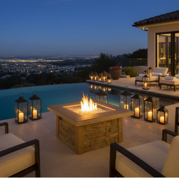 Outdoor Greatroom - Sierra Square Fire Pit Table