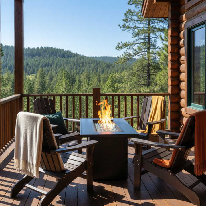 Outdoor Greatroom - Monte Carlo Linear Gas Fire Pit Table