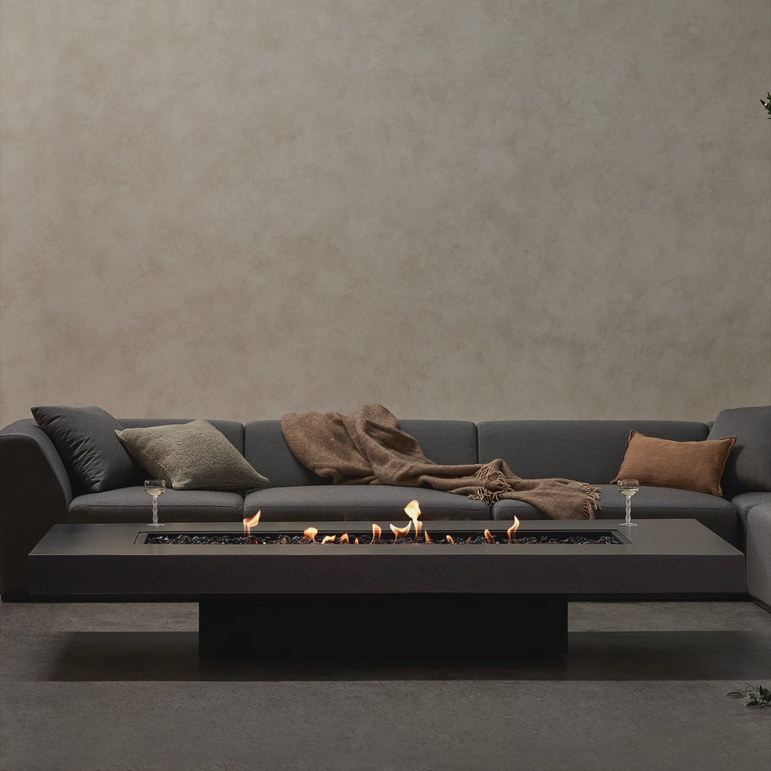 EcoSmart Fire Gin 90 Low Fire Pit Table - Ethanol Fuel