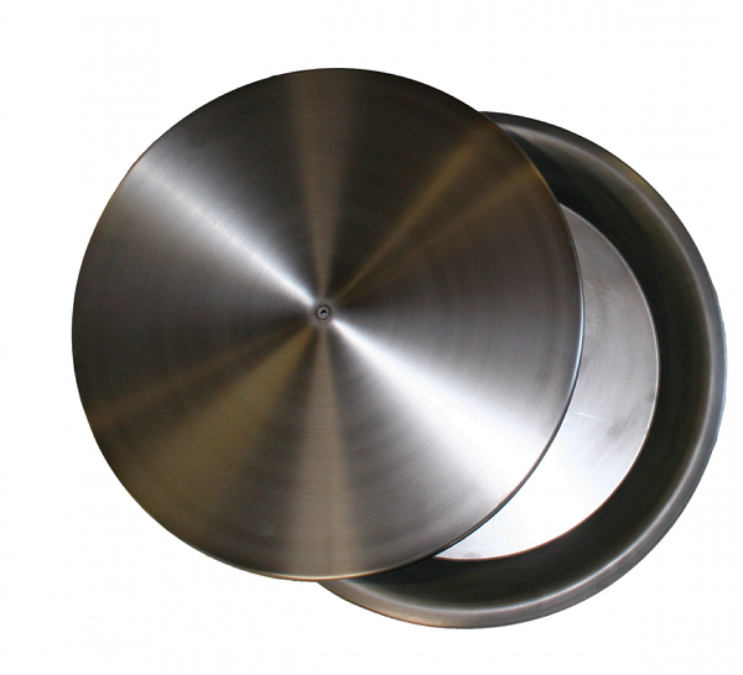 COOKE 20" Round Fire Pit Kit w/ Optional Lid