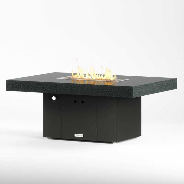 COOKE Santa Barbara Fire Pit Table 52" x 36" x 21" - Stone Top