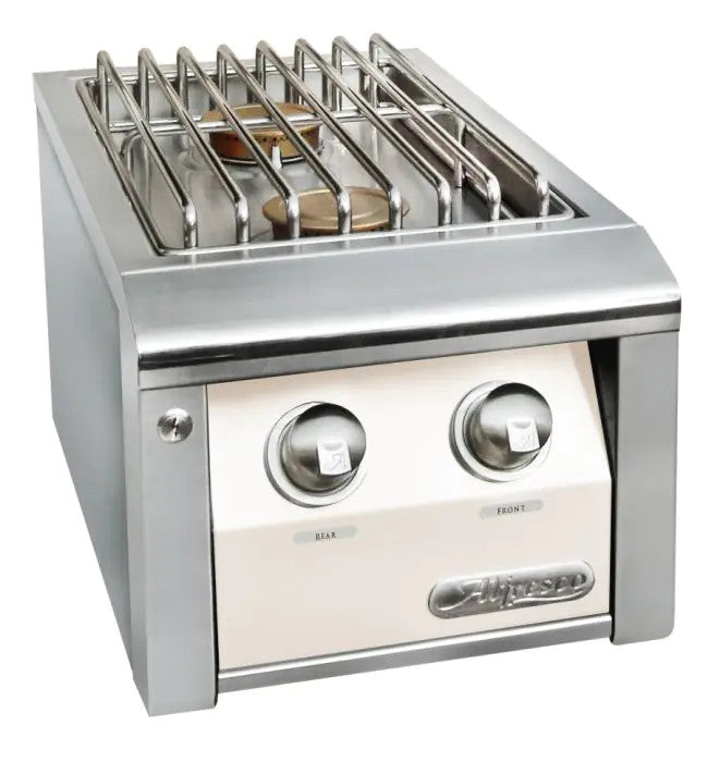 Alfresco Dual Side Burner for Freestanding Grill - Signal White-Gloss