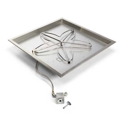 HPC 30" Square Bowl Fire Pit Insert-LP/NG