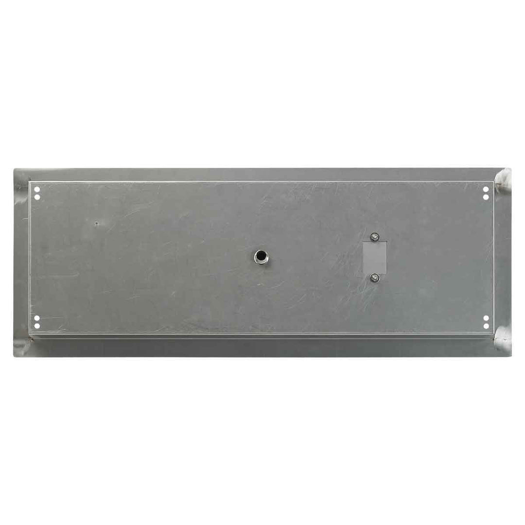 American Fire Glass Stainless Steel Drop-In Fire Pit Pan - Rectangular  - SS-AFPP-30