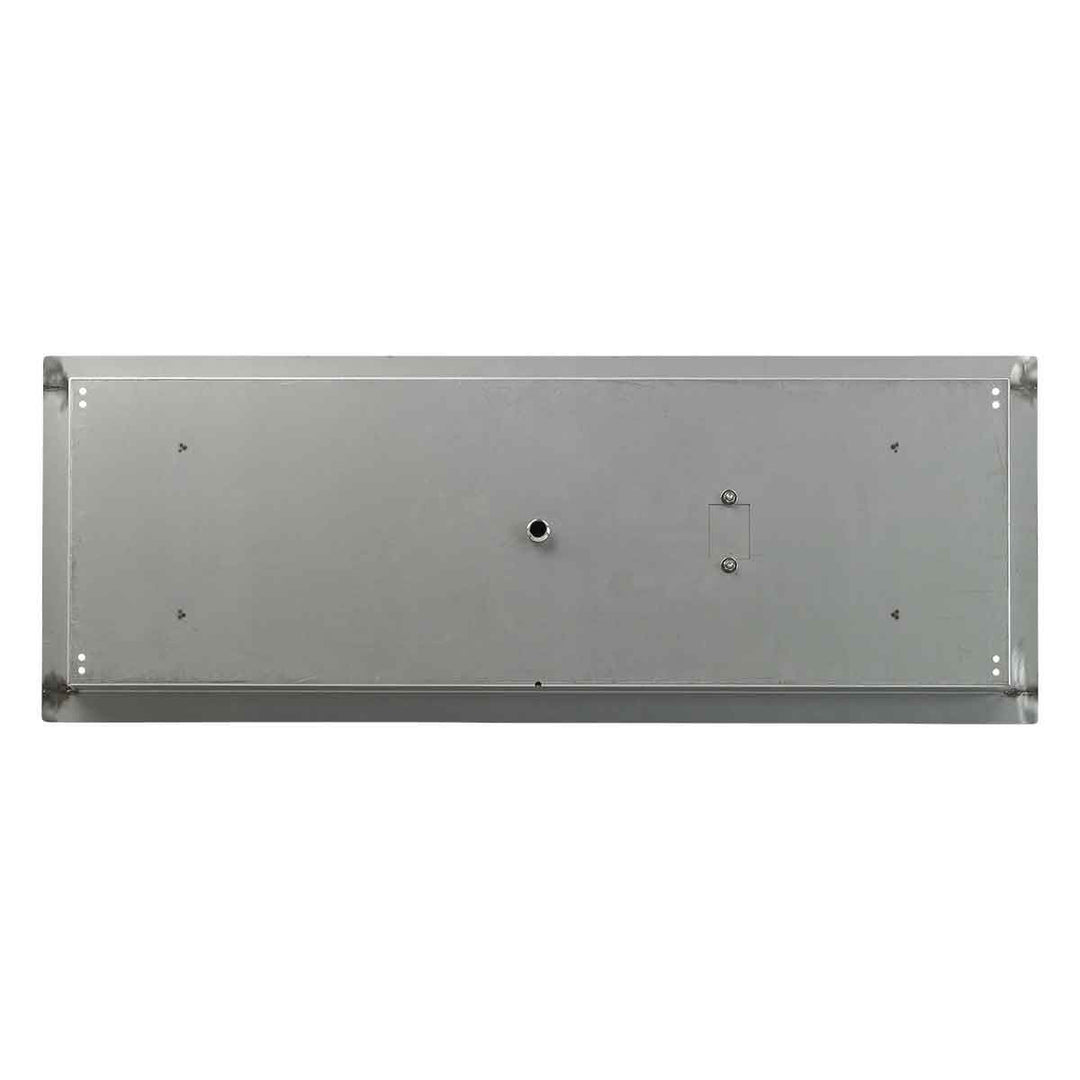 American Fire Glass Stainless Steel Drop-In Fire Pit Pan - Rectangular - SS-AFPP-36