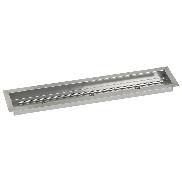 American Fire Glass 36" x 6" Linear Channel Drop-In Pan with Spark Ignition Kit - Bundle