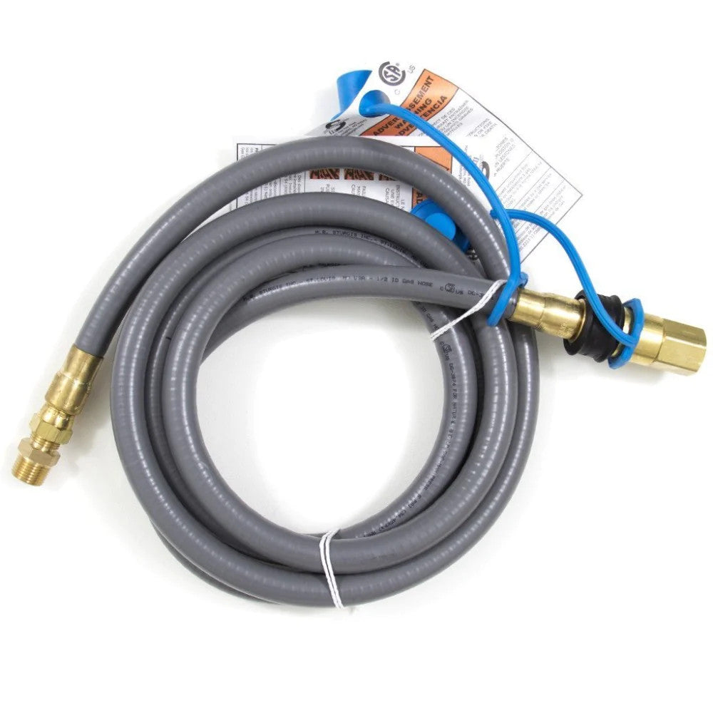 Sunglo HQDV12 12-Foot Natural Gas Quick Disconnect Hose Kit