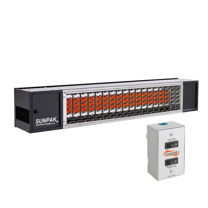 SUNPAK S34 S TSH INFRARED GAS HEATER WITH WALL SWITCH - STAINLESS STEEL