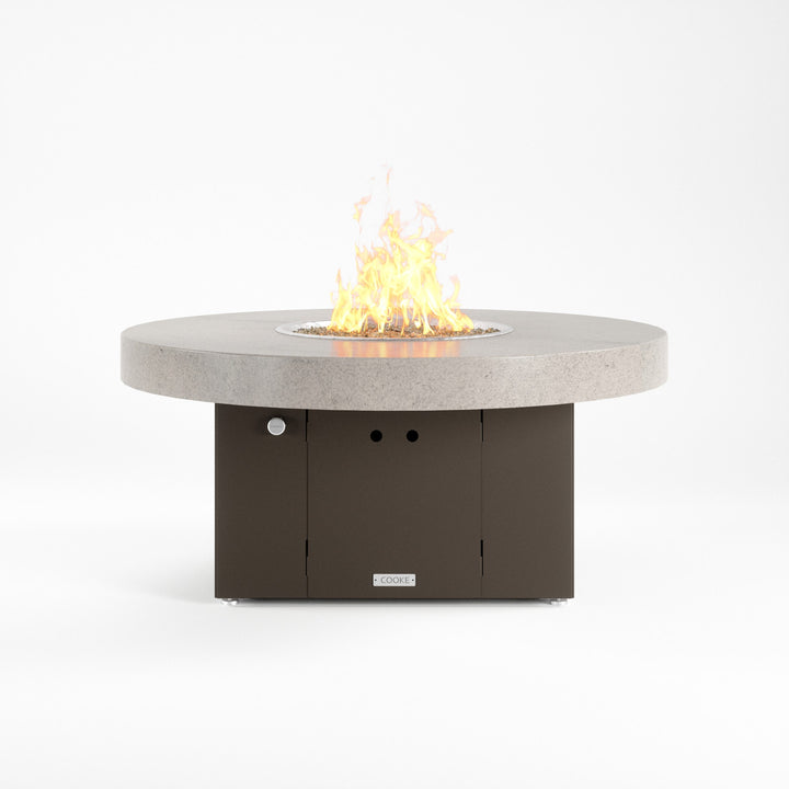 COOKE Santa Barbara Fire Pit Table 48" Diameter x 21" - Stone Top