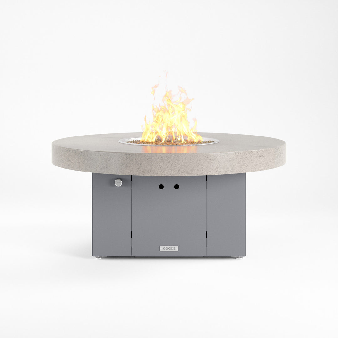 COOKE Santa Barbara Fire Pit Table 48" Diameter x 21" - Stone Top