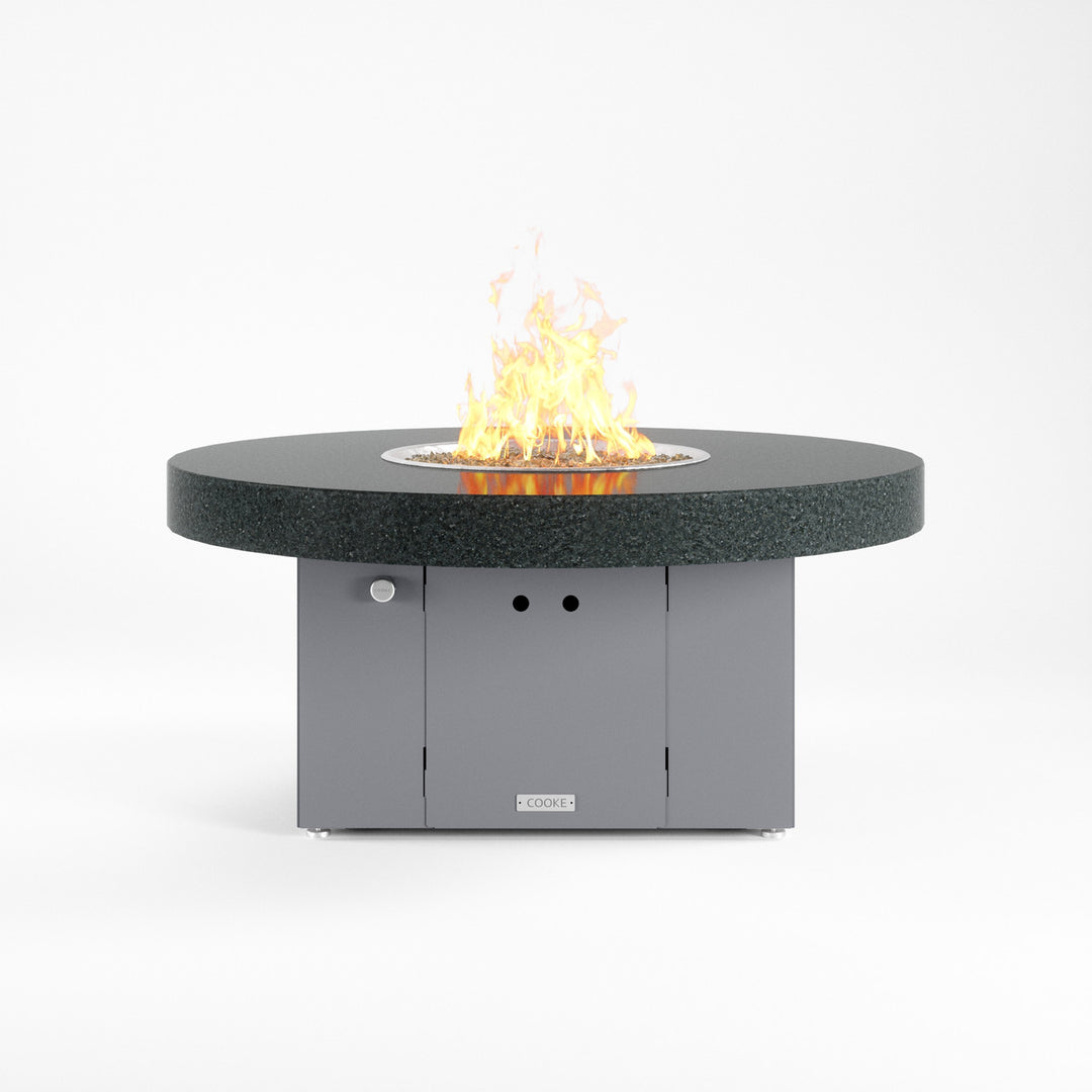 COOKE Santa Barbara Fire Pit Table 48" Diameter x 21" - Stone Top