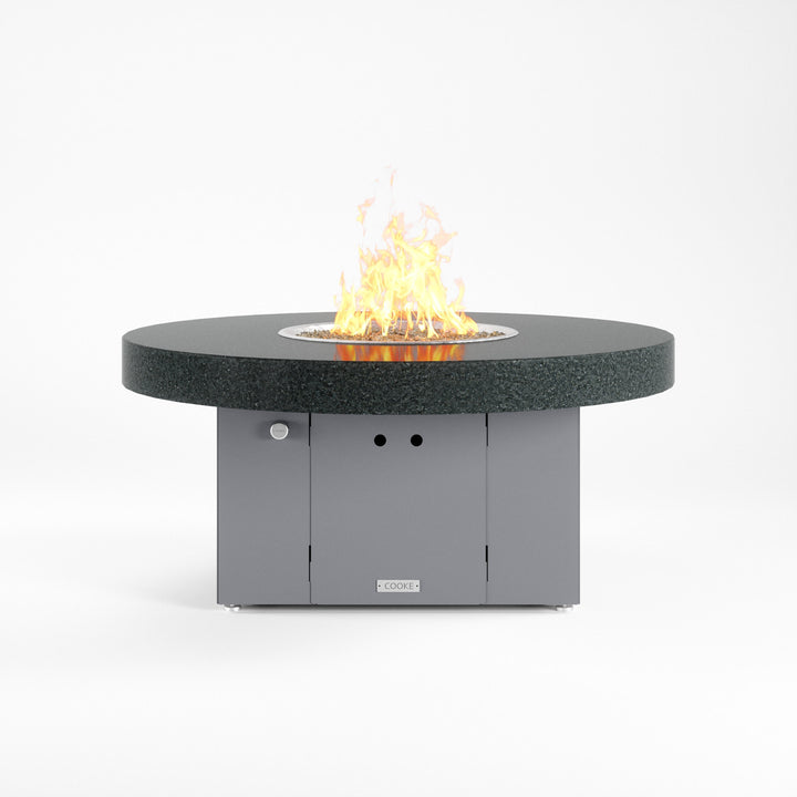 COOKE Santa Barbara Fire Pit Table 48" Diameter x 21" - Stone Top