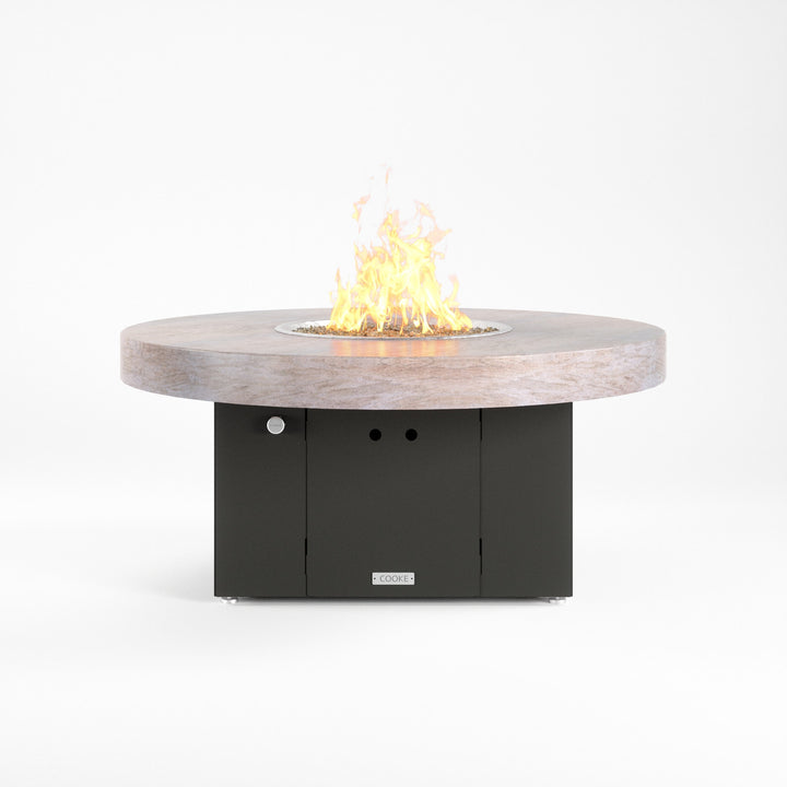 COOKE Santa Barbara Fire Pit Table 48" Diameter x 21" - Stone Top