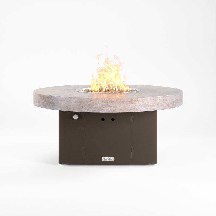 COOKE Santa Barbara Fire Pit Table 48" Diameter x 21" - Stone Top