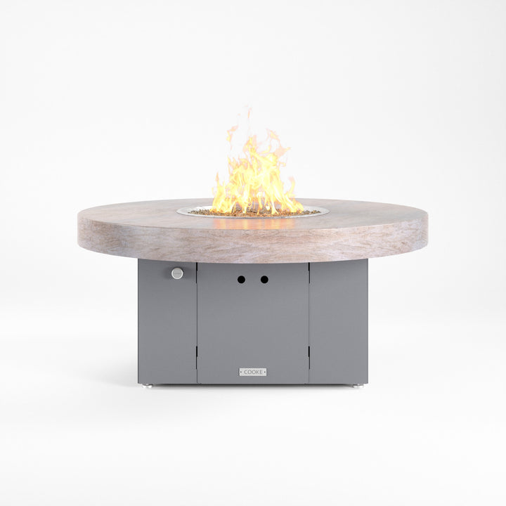 COOKE Santa Barbara Fire Pit Table 48" Diameter x 21" - Stone Top