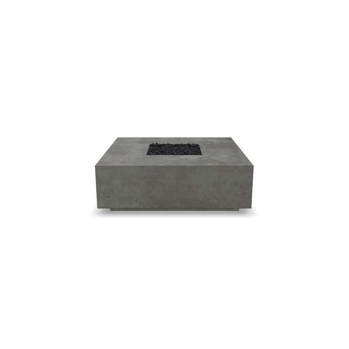 Tavola 4 Fire Table – 38" x 66" Rectangular GFRC Fire Table (Pewter & Natural Finishes)