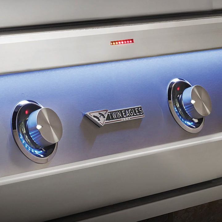 Twin Eagles Eagle One 42-Inch 3-Burner Built-In Grill with Sear Zone & Infrared Rotisserie Burner