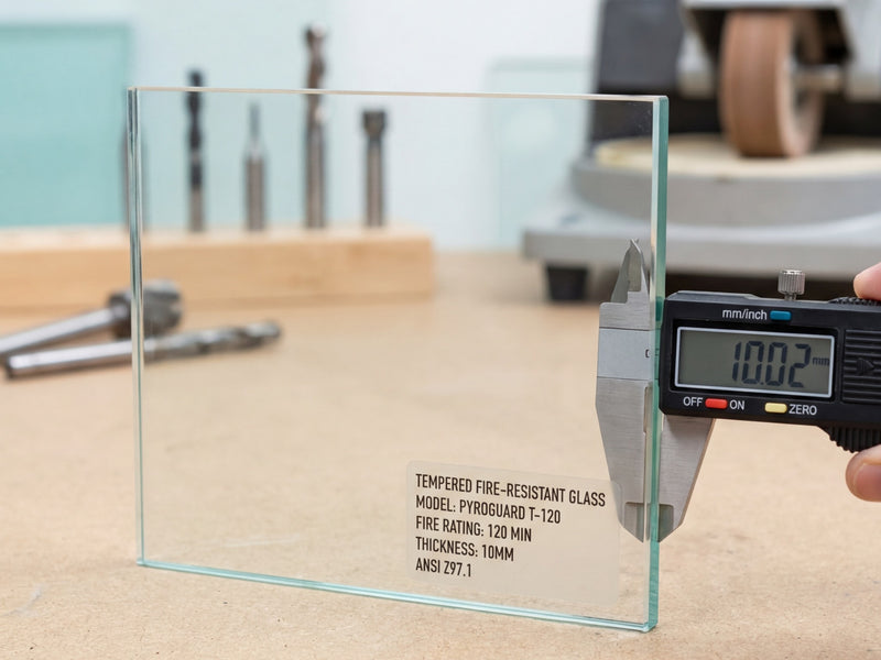 Heat-Tempered Fire Glass