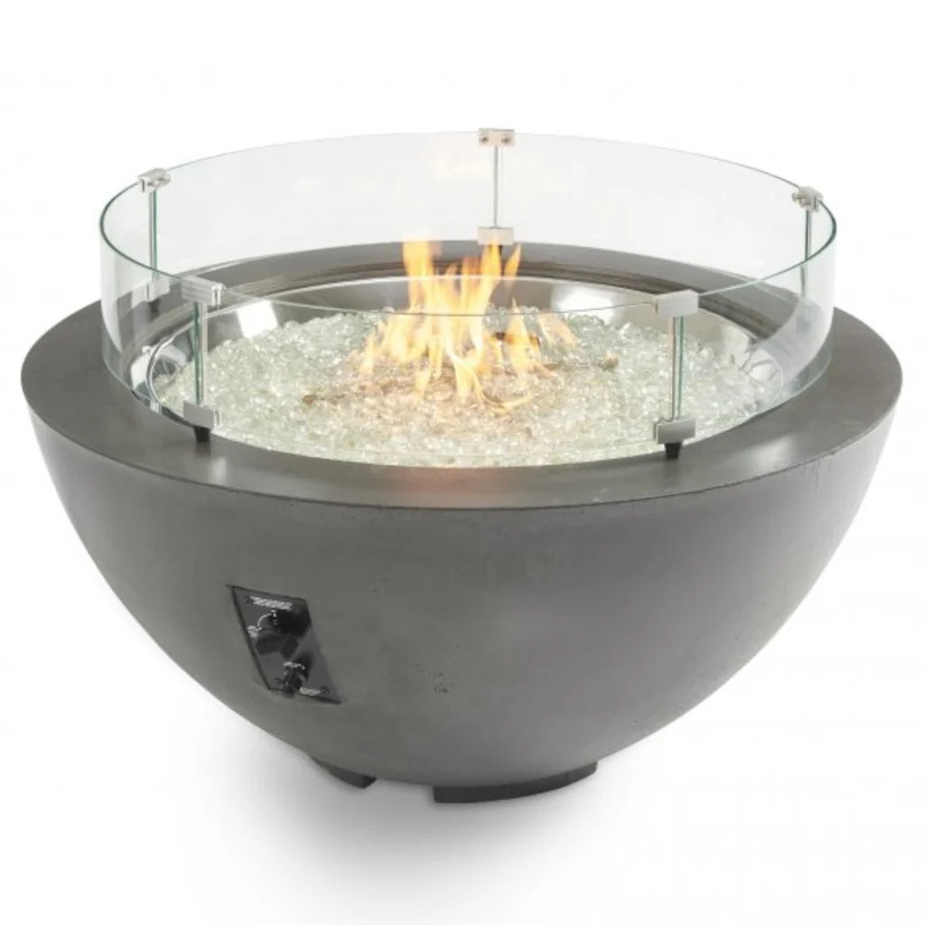 Cove 42" Bowl Gas Fire PIt in Midnight Mist