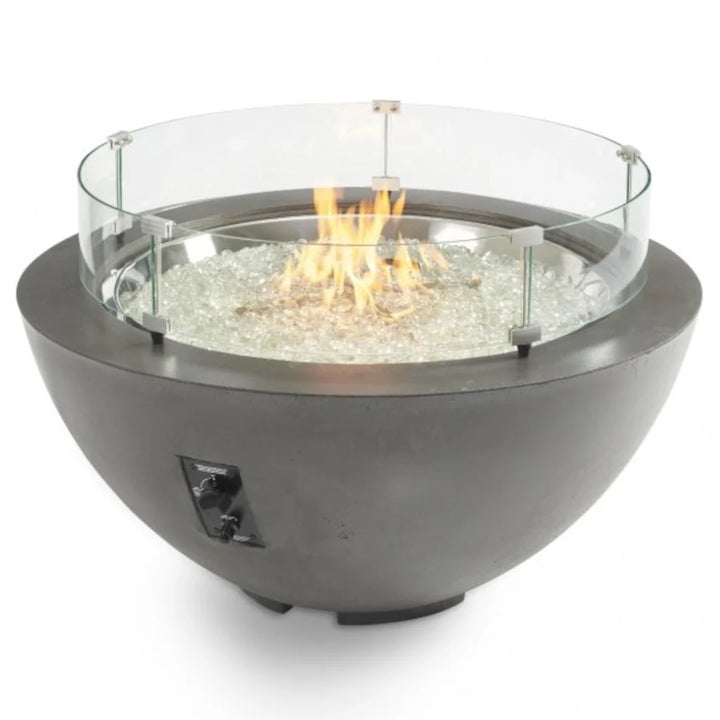 Cove 42" Bowl Gas Fire PIt in Midnight Mist