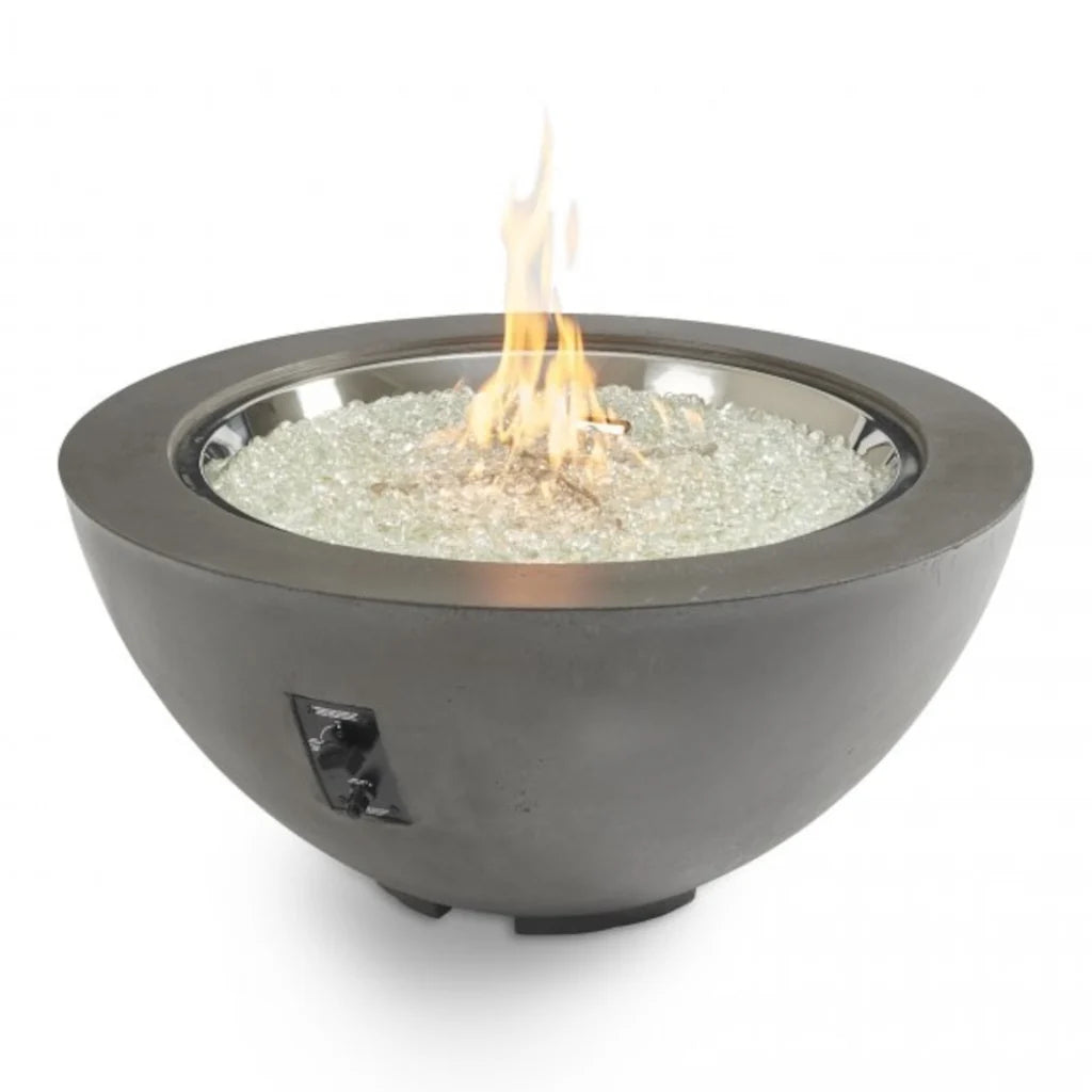 Cove 42" Bowl Gas Fire PIt in Midnight Mist