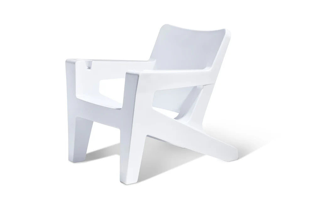 Bask Lounge Chair – Modern Resin Adirondack In-Pool Ledge Chair for Tanning Ledges, Baja Shelves & Outdoor Lounging