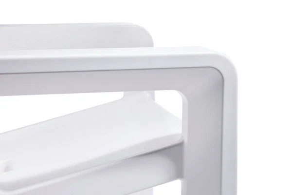 Deck Lounge Chair - Modern Outdoor Resin Lounge Chair for Pool Ledges, Patios & Fire Pits