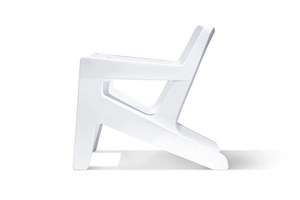 Bask Lounge Chair – Modern Resin Adirondack In-Pool Ledge Chair for Tanning Ledges, Baja Shelves & Outdoor Lounging