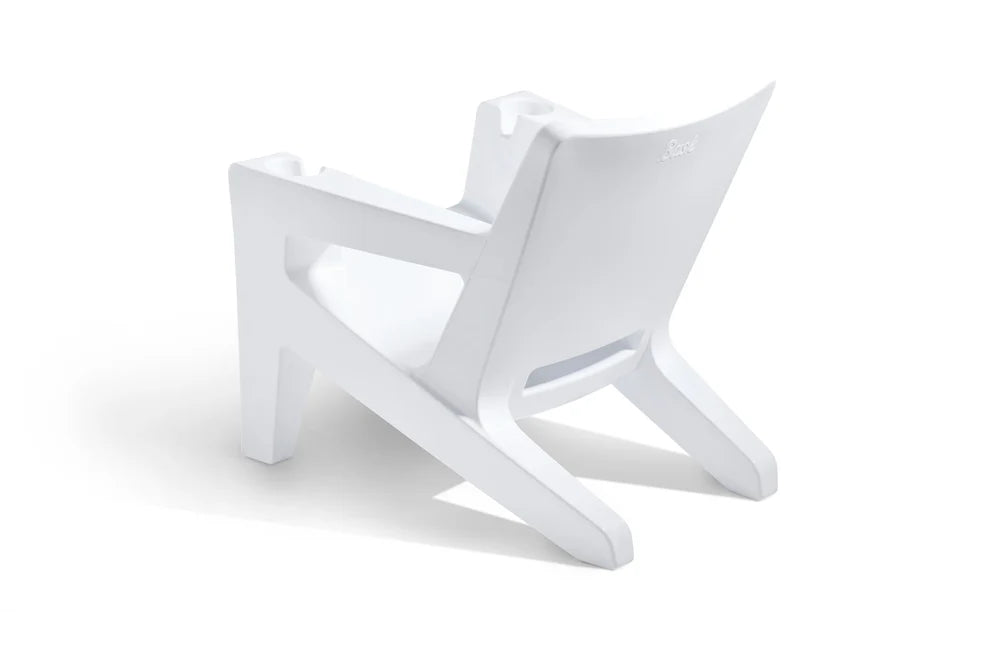 Bask Lounge Chair – Modern Resin Adirondack In-Pool Ledge Chair for Tanning Ledges, Baja Shelves & Outdoor Lounging