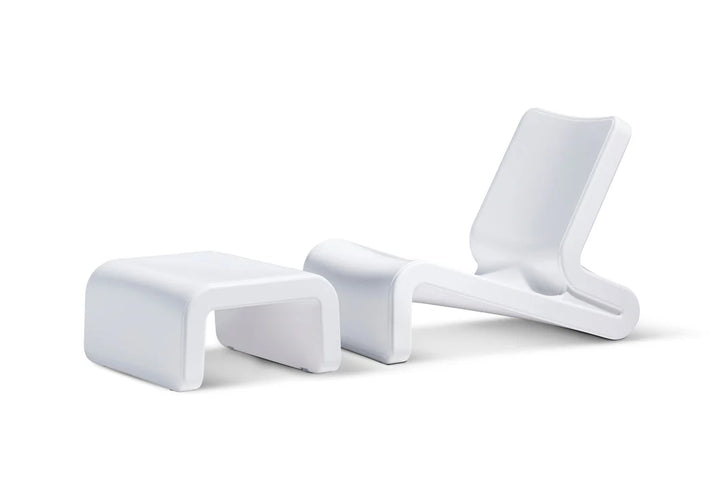 Line Ottoman - Modern Outdoor Ottoman or Side Table for Pool Ledges, Patios & Baja Shelves