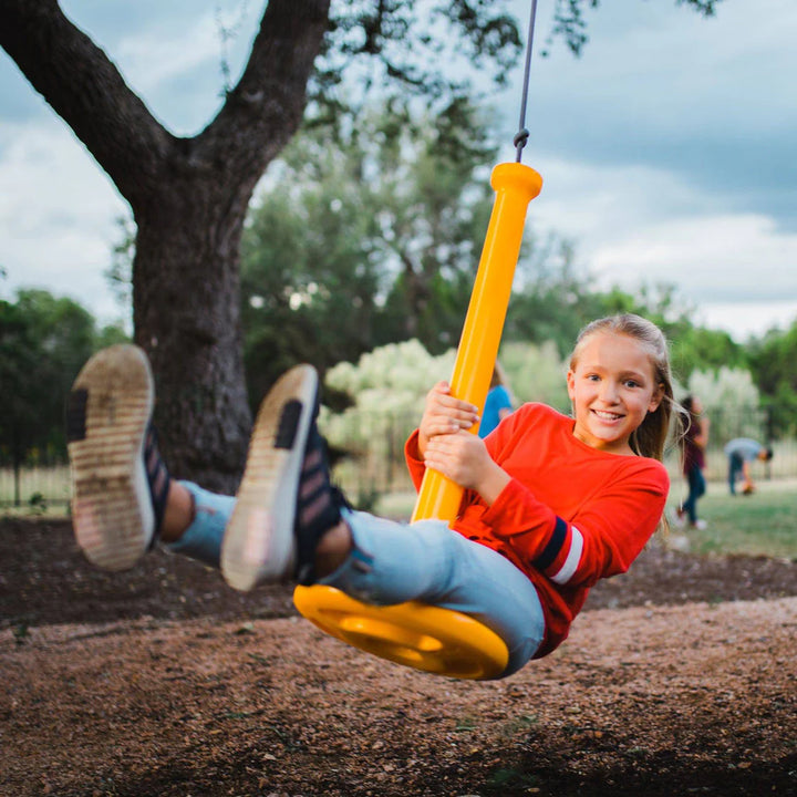 Zephyr Flyer Tree Swing – Modern All-Weather Rope Swing for Kids with 360° Aerial Fun