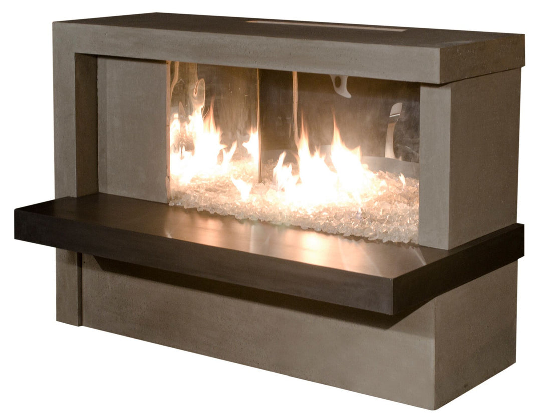 AFD Collection - Manhattan Fireplace with Stainless Steel Firebox