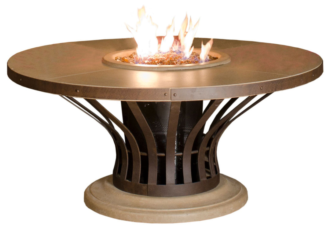 American Fyre Designs - Fiesta Firetable - Chat Height