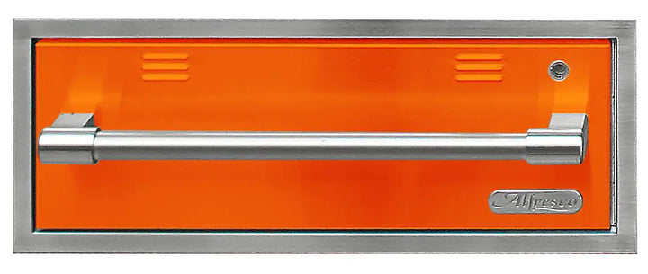 Alfresco Electric Warming Drawer - Luminous Orange-Gloss
